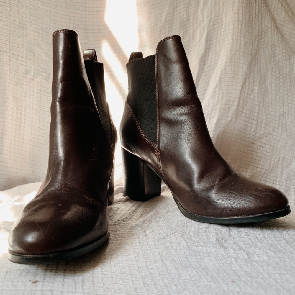 [S O L D] Burgundy H&M Ankle Boots